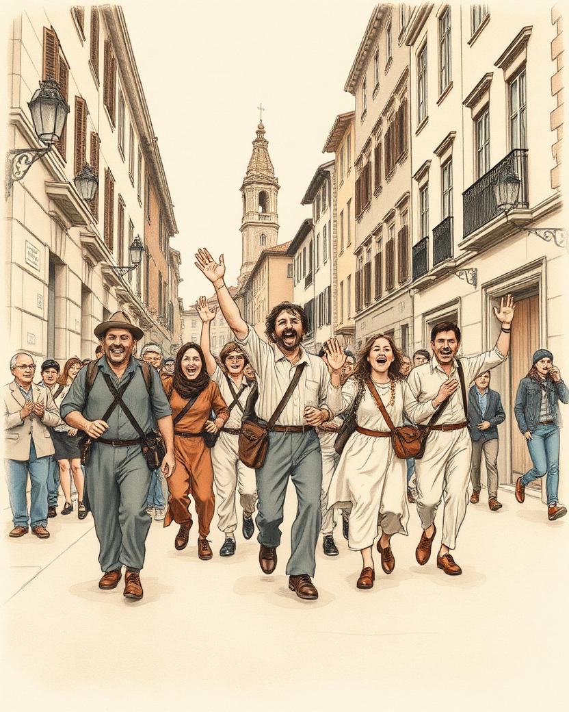 Ilustración naturalista de Fodegrinus festivus
